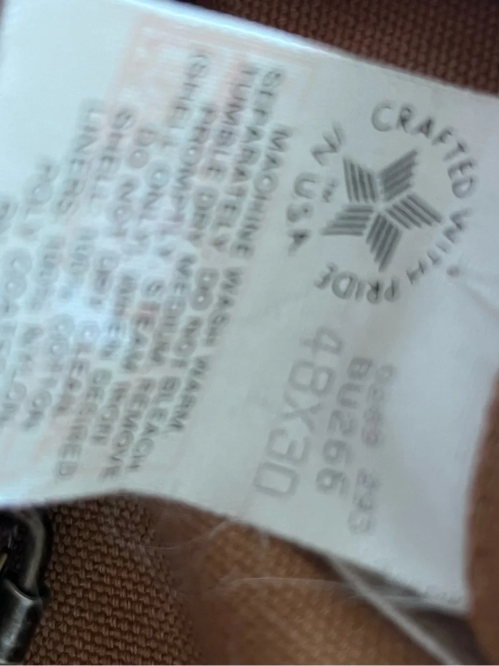 Carhartt Tan and Dark Brown Insulated Duck Bib Overalls